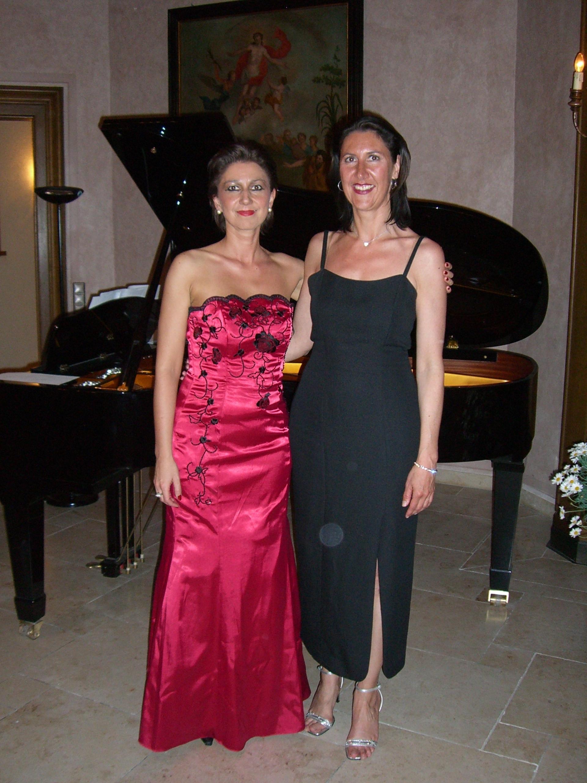 Silvana Schmitt mit Moderatorin Lydia Klinger
