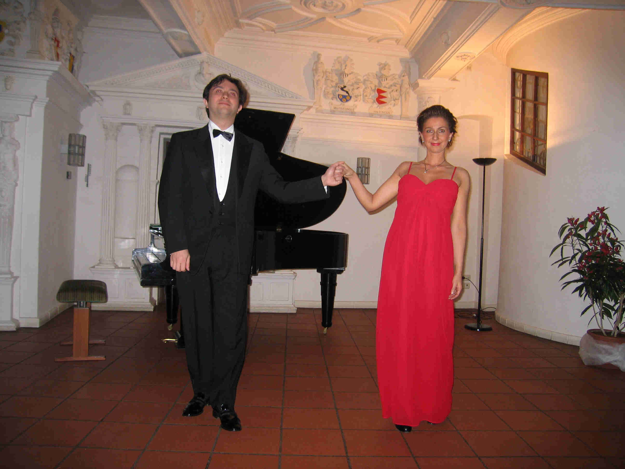 Liederabend in Schloß Rimpar - Stellario Fagone und Silvana Schmitt